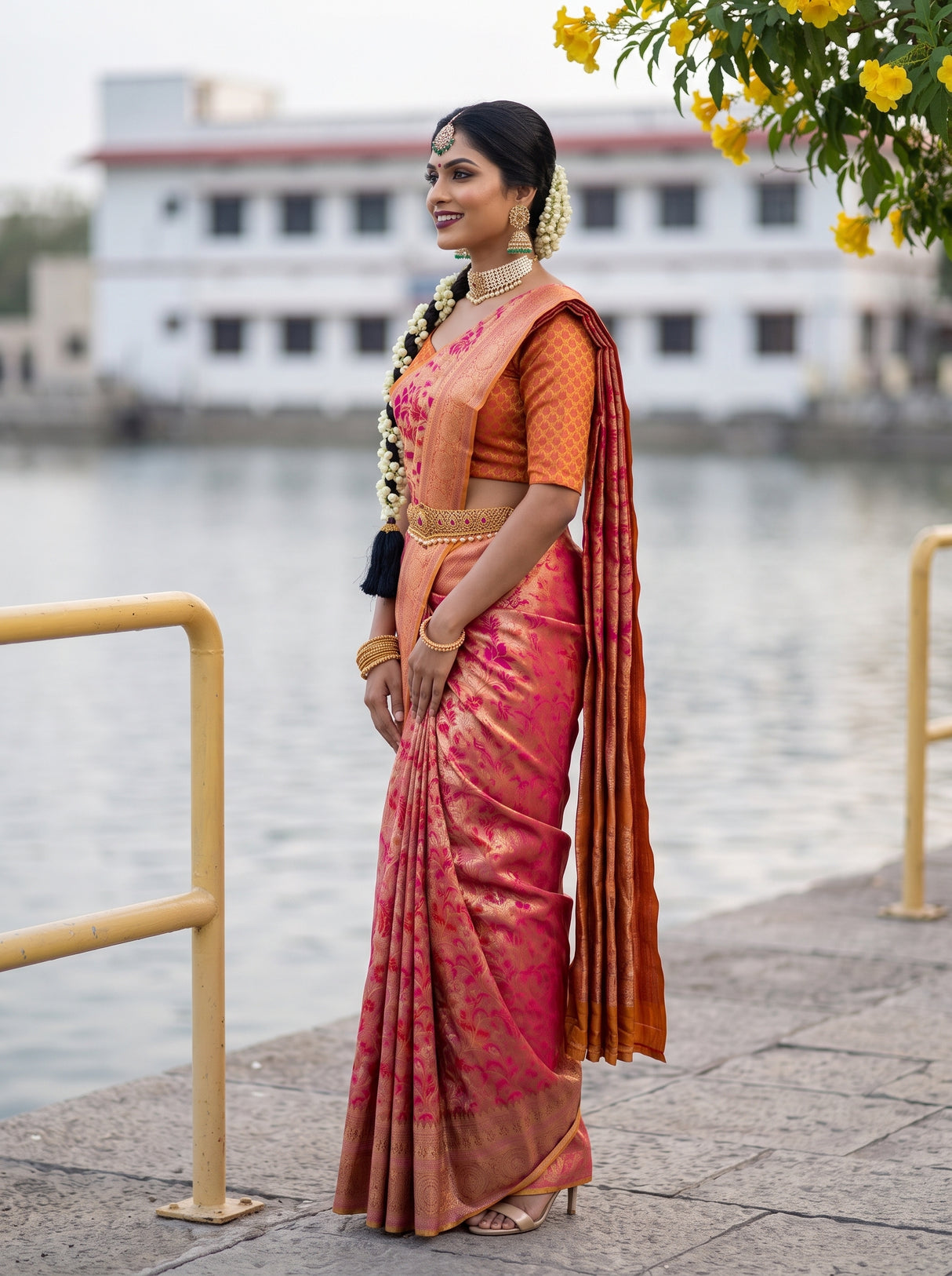 MIMOSA Saree Saree — pose 3 styling detail