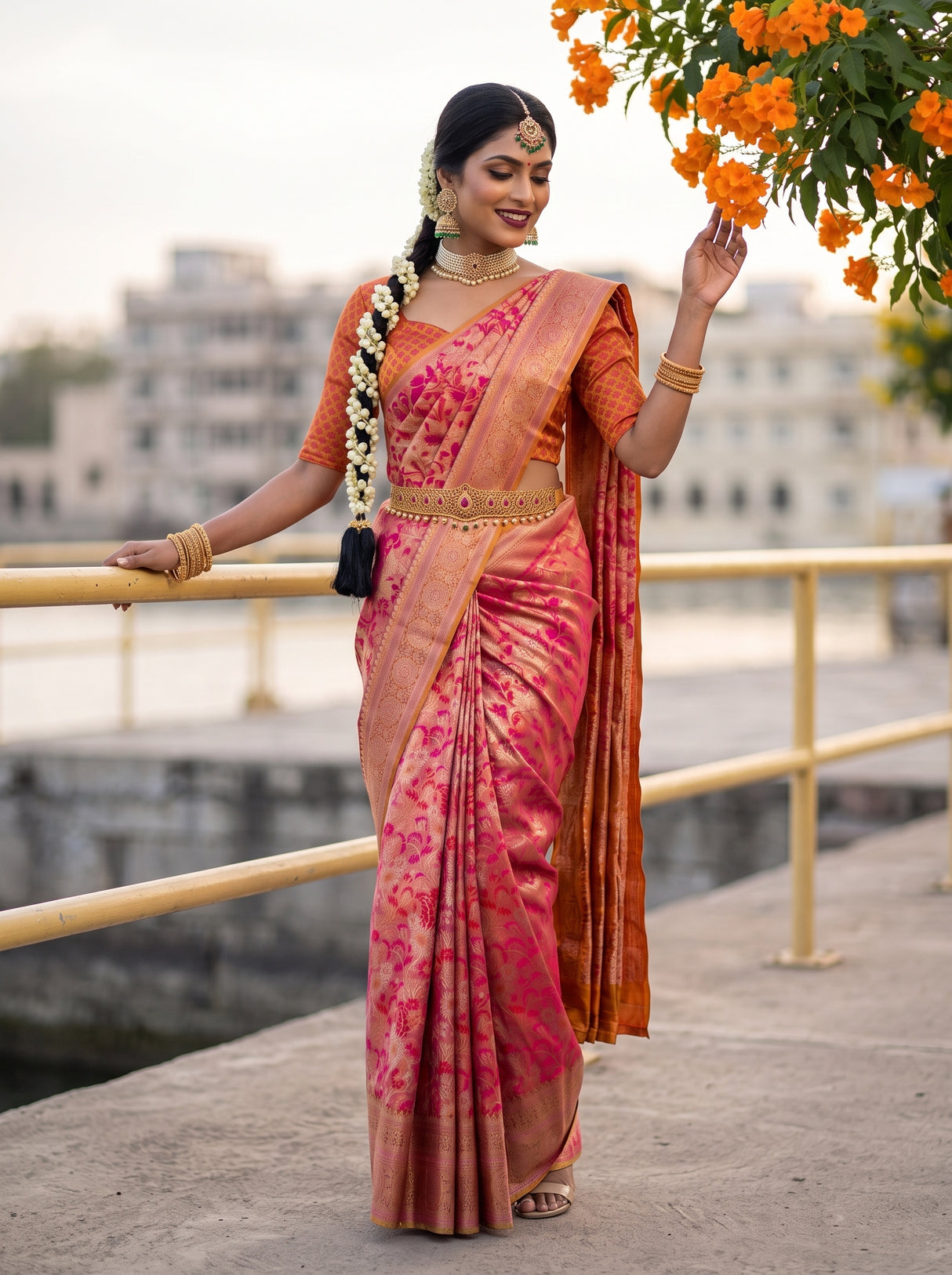 MIMOSA Saree Saree — pose 5 styling detail