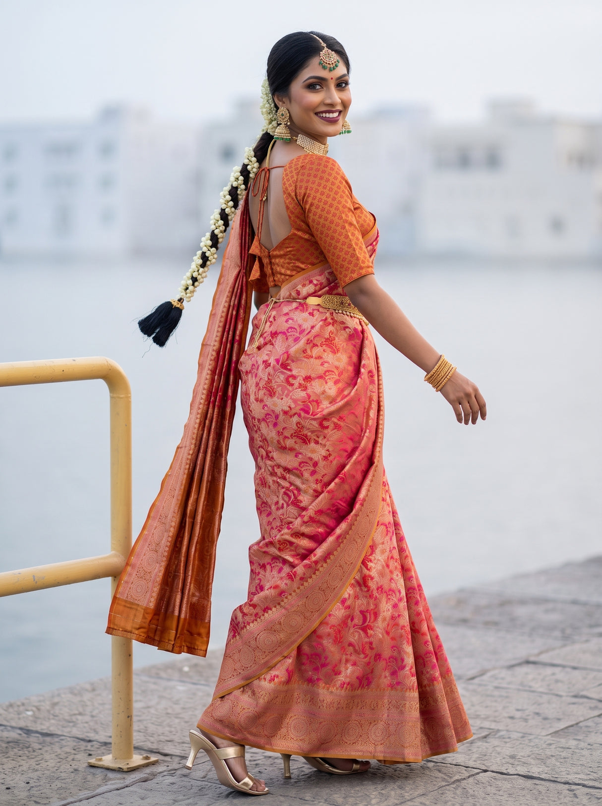 MIMOSA Saree Saree — pose 9 styling detail