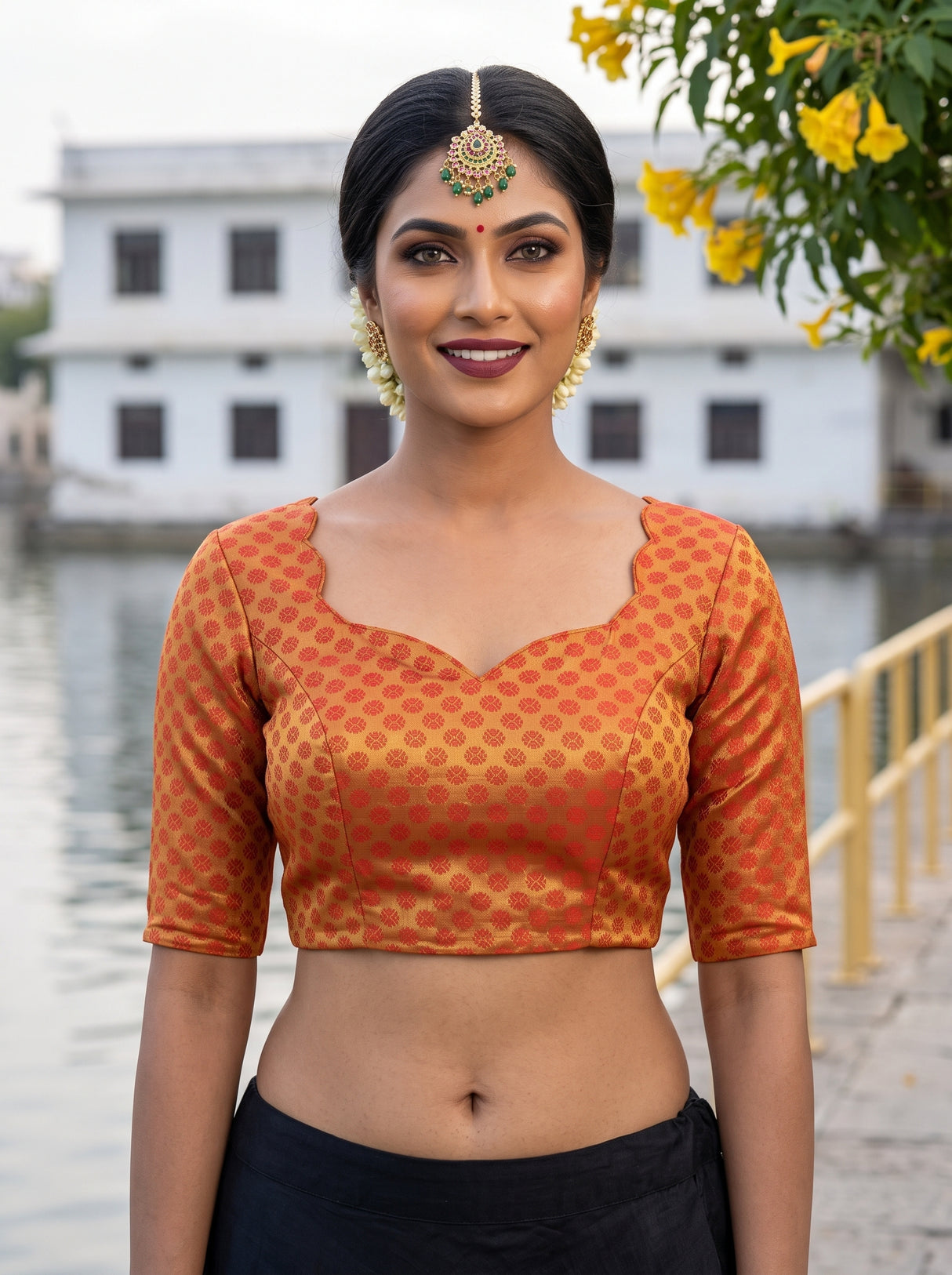 MIMOSA Saree Saree — blouse close-up