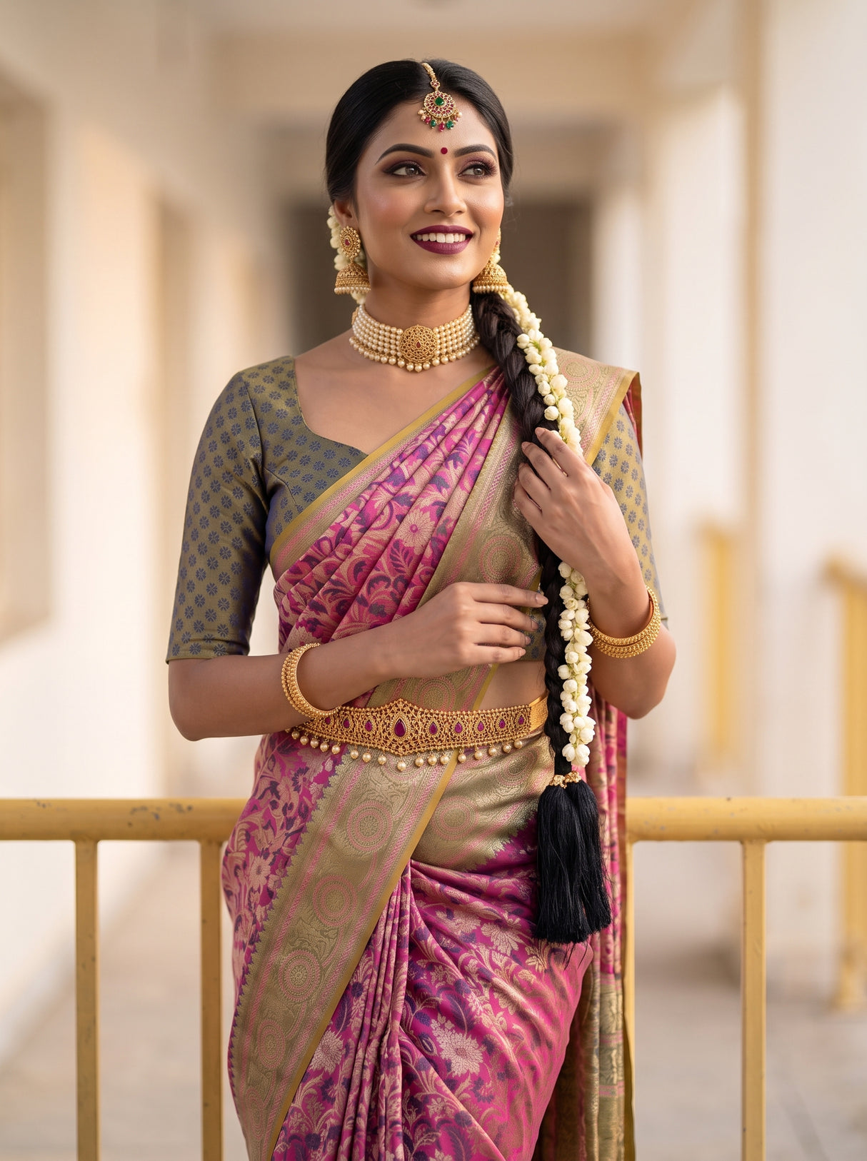 MIMOSA Saree Saree — pose 10 styling detail