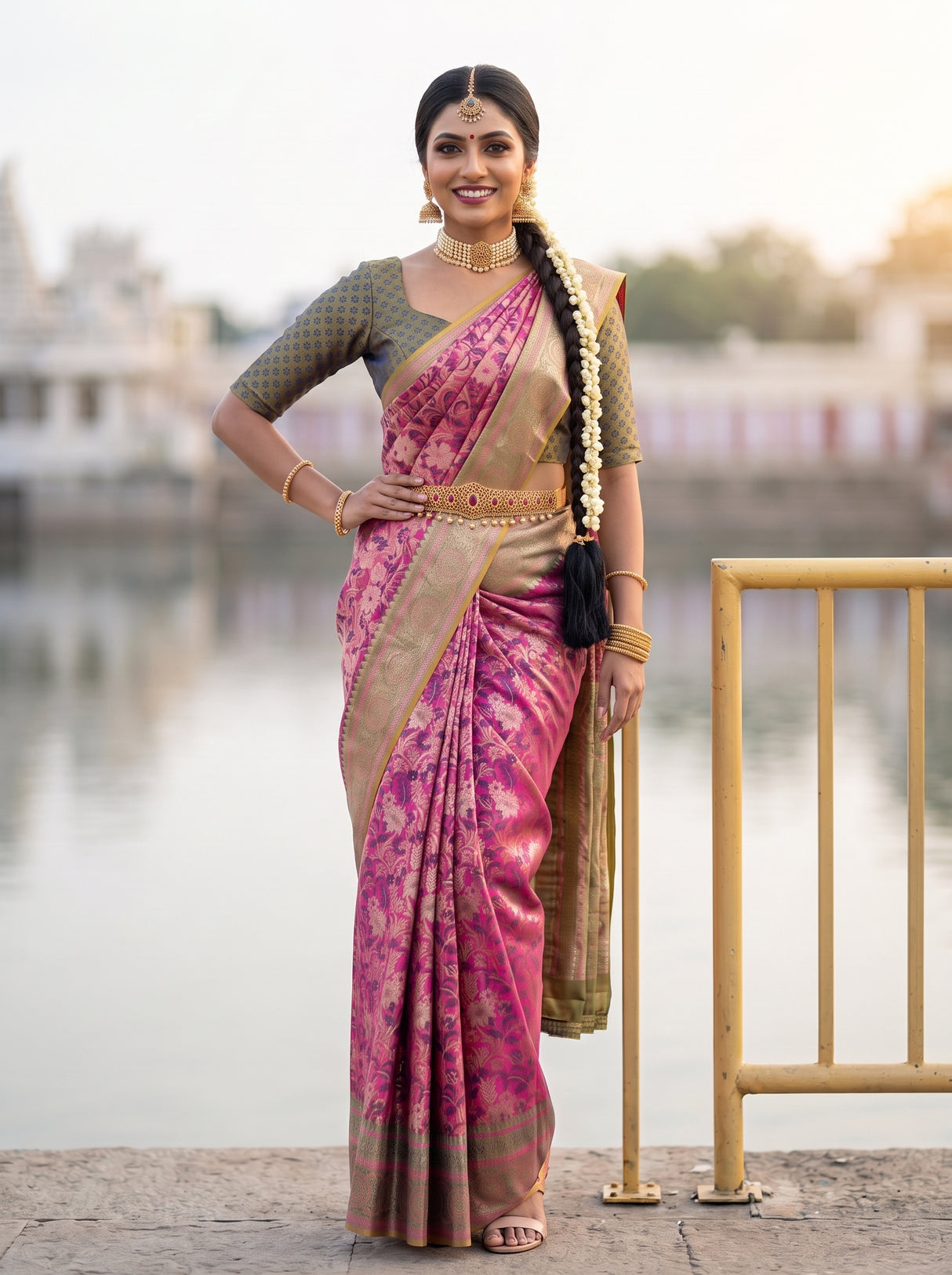 MIMOSA Saree Saree — pose 4 styling detail