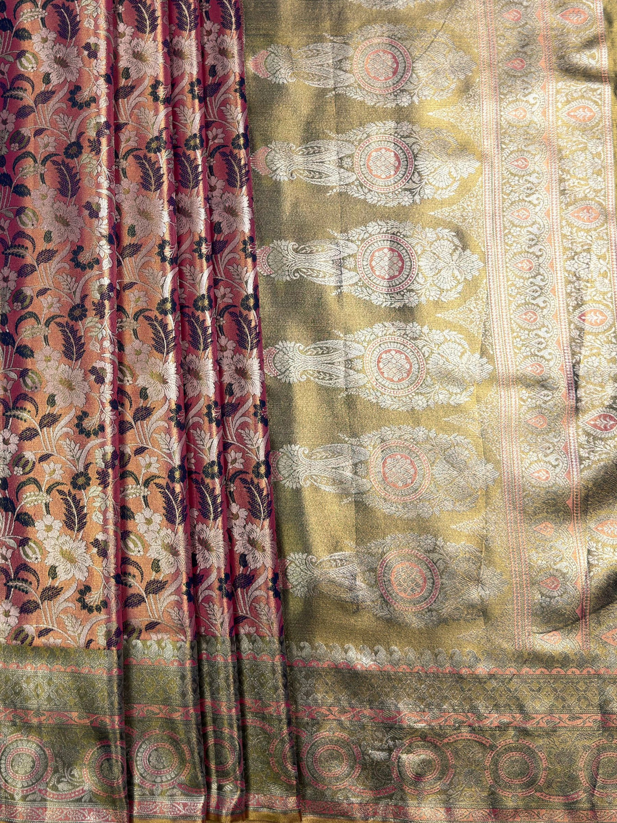 MIMOSA Saree Saree — pallu and zari work detail