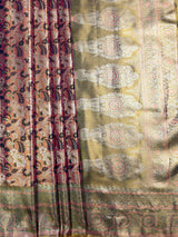 MIMOSA Saree Saree — pallu and zari work detail