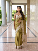 Olive  Saree