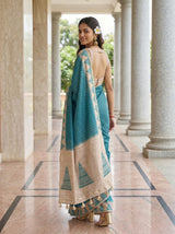 MIMOSA Sapphire Saree Saree — pose 7 styling detail