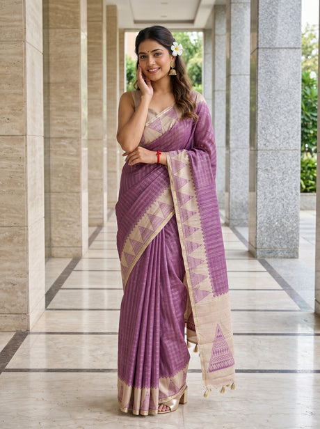 Wine  Saree