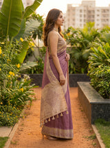 MIMOSA Magenta Saree Saree — pose 3 styling detail