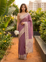 MIMOSA Magenta Saree Saree — pose 5 styling detail