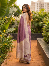 MIMOSA Magenta Saree Saree — pose 7 styling detail