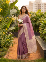MIMOSA Magenta Saree Saree — pose 9 styling detail
