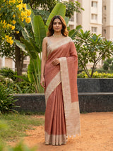 Maroon  Saree