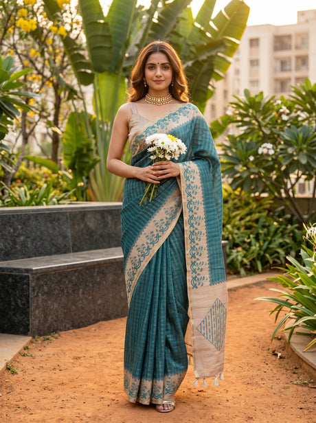 Sapphire  Saree