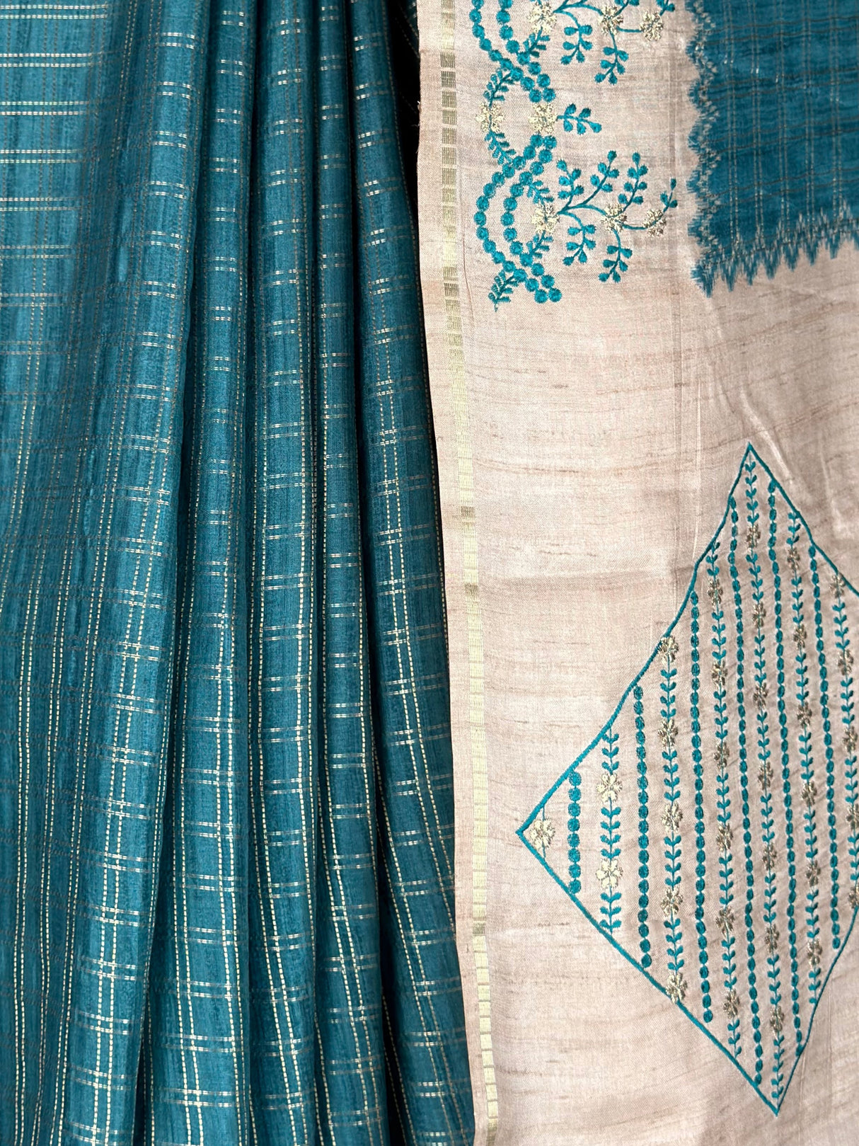 MIMOSA Sapphire Saree Saree — fleets shot full lifestyle