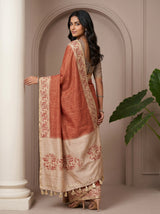 MIMOSA Maroon Saree Saree — pose 7 styling detail