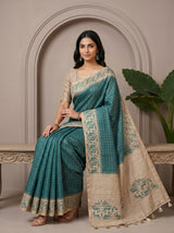 MIMOSA Sapphire Saree Saree — pose 8 styling detail