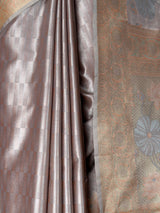 MIMOSA Pink Kanjivaram Art Silk Saree — fleets shot full lifestyle