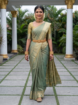 MIMOSA Sapphire Saree Saree — pose 6 styling detail