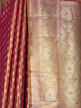 MIMOSA Strawberry Saree Saree — fleets shot full lifestyle