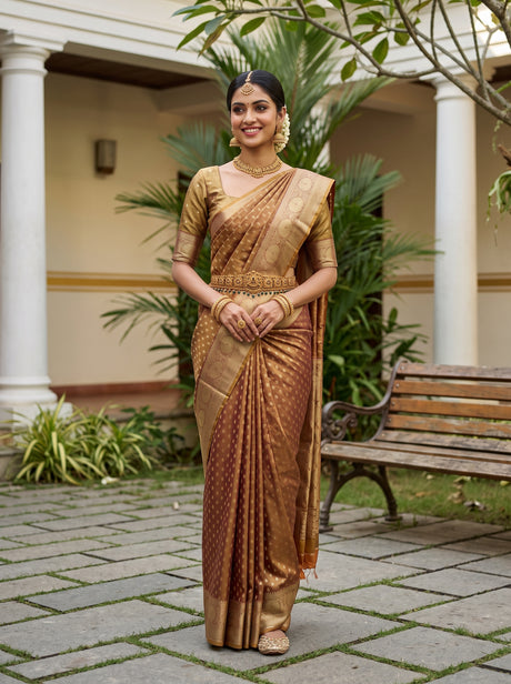 Wine  Saree
