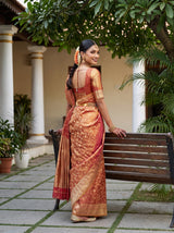 MIMOSA Rani Saree Saree — pose 7 styling detail