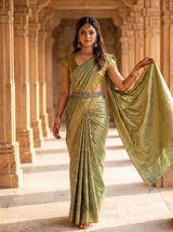 MIMOSA Sapphire Saree Saree — pose 5 styling detail