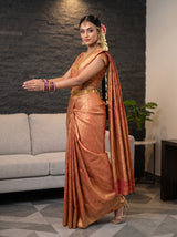 MIMOSA Rani Kanjivaram Art Silk Saree — pose 5 styling detail