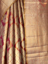 MIMOSA Rani Kanjivaram Art Silk Saree — fleets shot full lifestyle