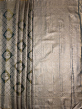 MIMOSA Sapphire Kanjivaram Art Silk Saree — pallu and zari work detail