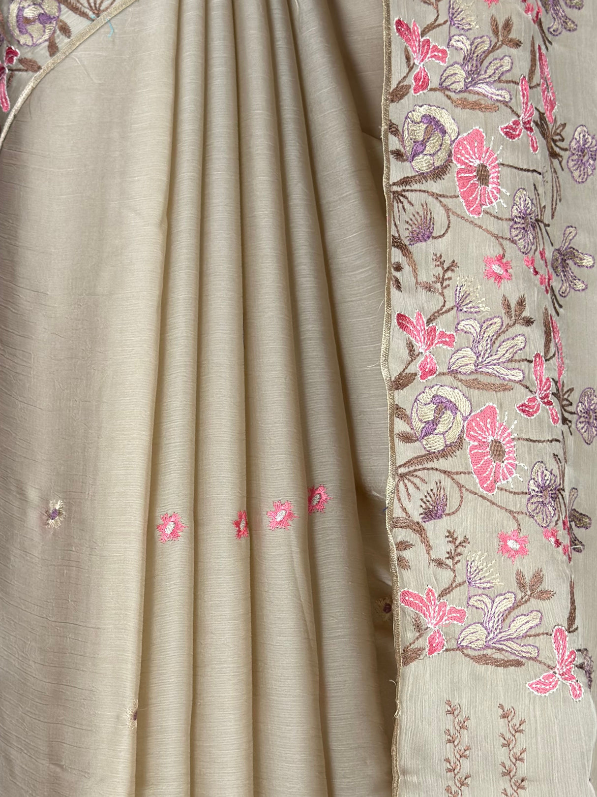 MIMOSA Tussar Banarasi chiffon Saree — fleets shot full lifestyle