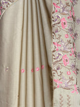 MIMOSA Tussar Banarasi chiffon Saree — fleets shot full lifestyle