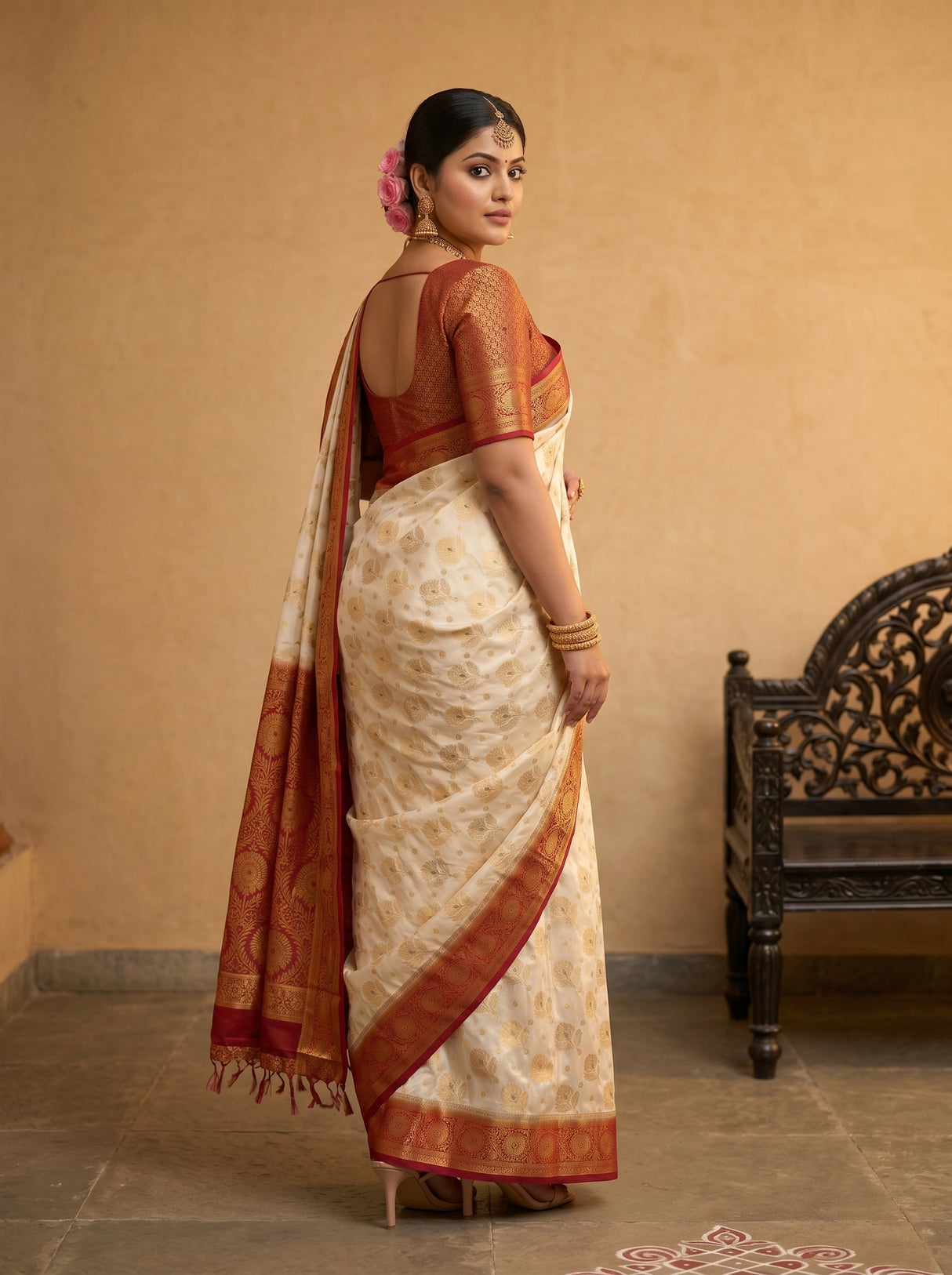 MIMOSA Saree Saree — pose 7 styling detail
