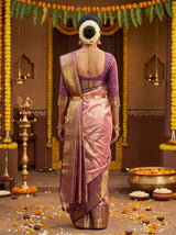 MIMOSA Gajari Kanjivaram Art Silk Saree — Blouse Fabric Detail