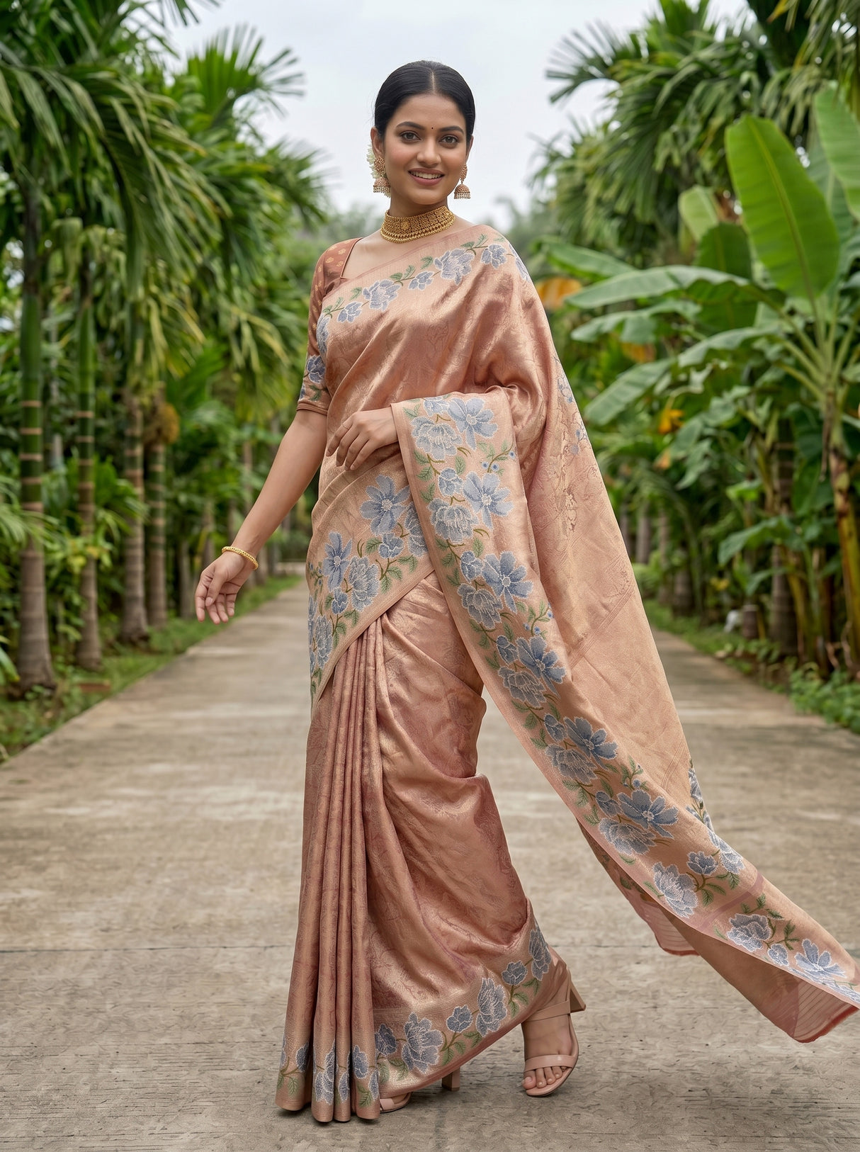 MIMOSA Saree Saree — pose 9 styling detail