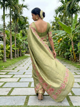 MIMOSA Saree Saree — pose 2 styling detail
