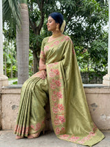 MIMOSA Saree Saree — pose 3 styling detail