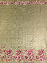 MIMOSA Saree Saree — pallu and zari work detail