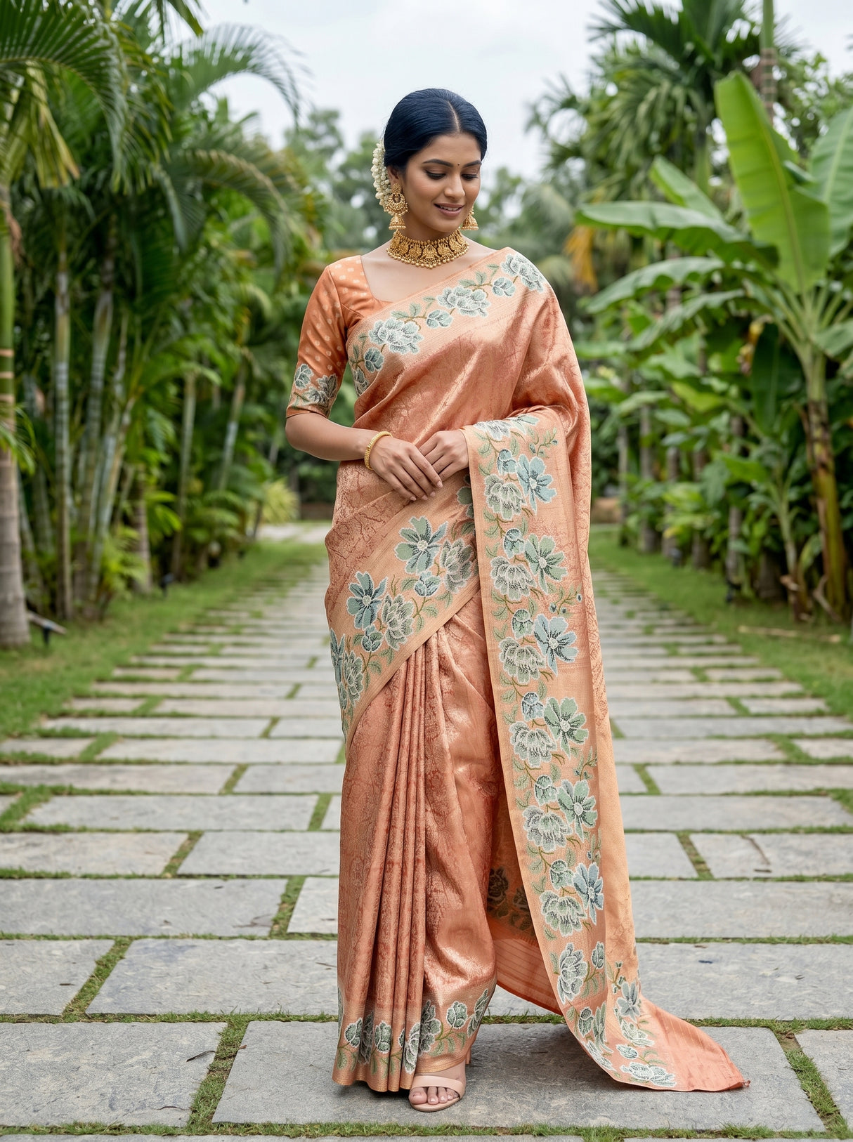 MIMOSA Saree Saree — front view on mannequin