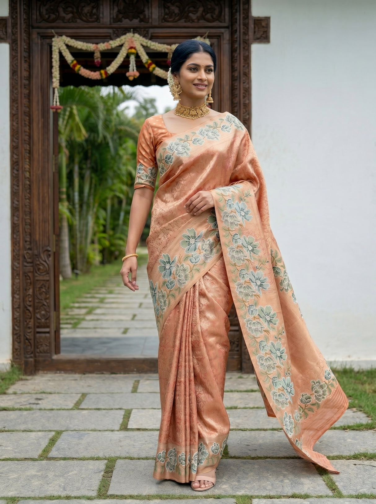 MIMOSA Saree Saree — pose 6 styling detail
