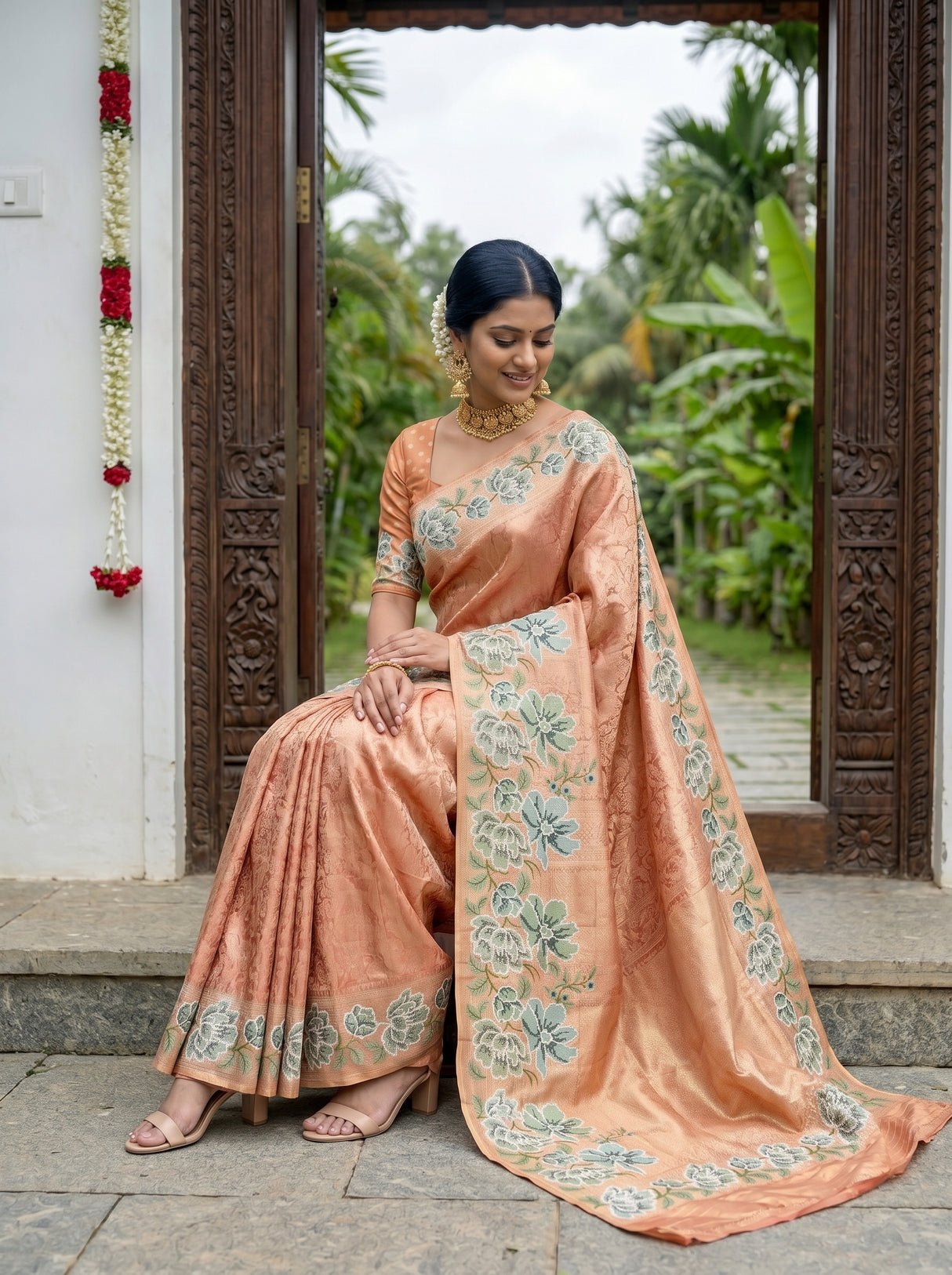 MIMOSA Saree Saree — pose 8 styling detail