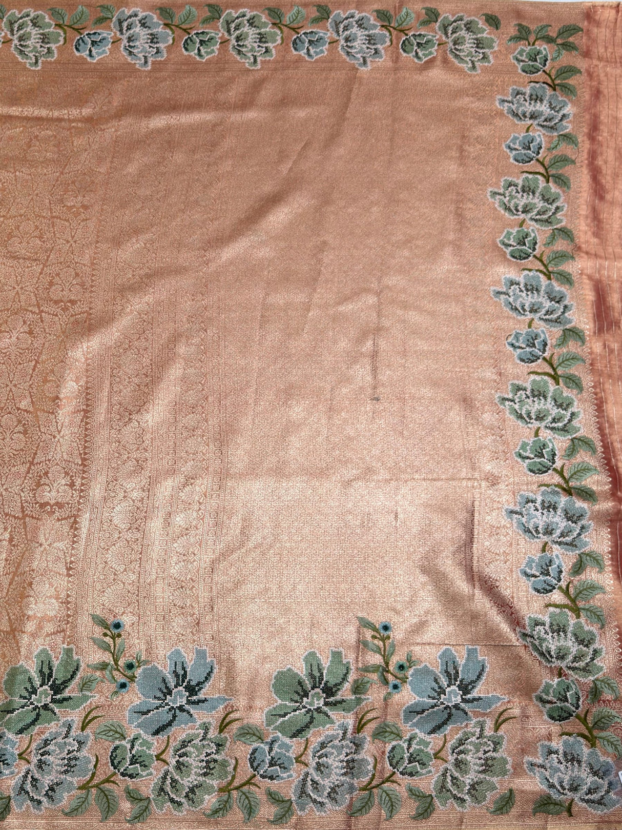 MIMOSA Saree Saree — pallu and zari work detail