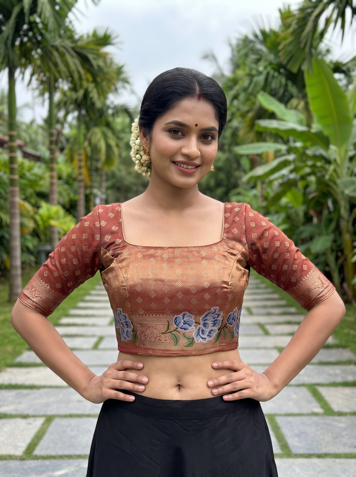 MIMOSA Saree Saree — blouse close-up