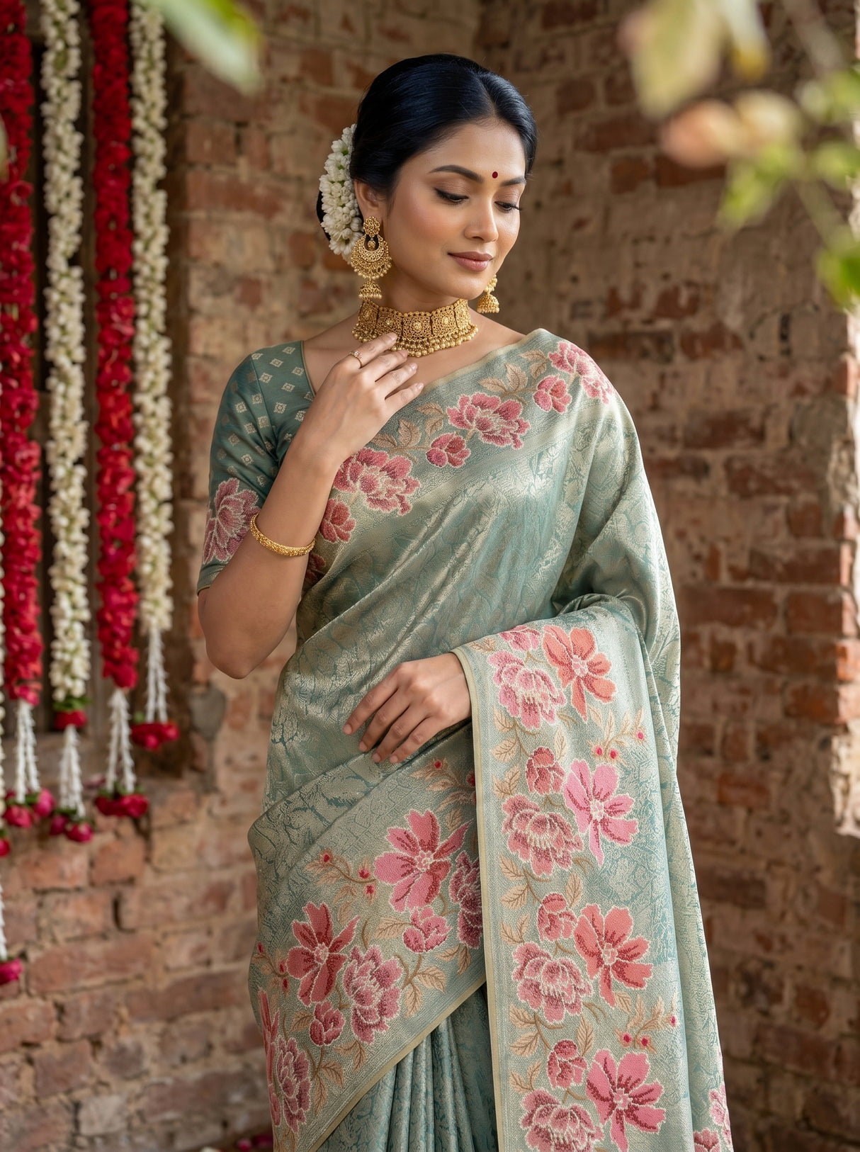 MIMOSA Saree Saree — pose 10 styling detail