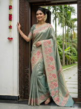 MIMOSA Saree Saree — pose 5 styling detail