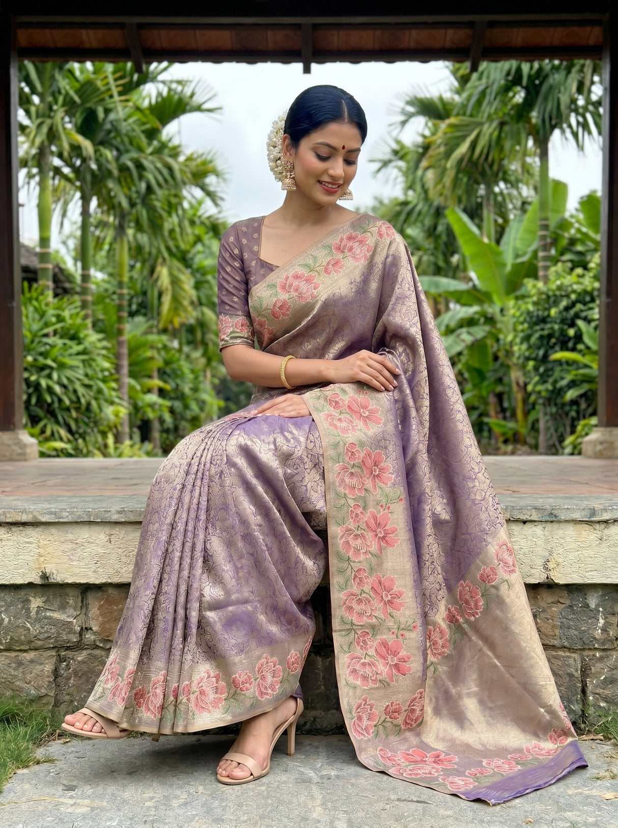 MIMOSA Saree Saree — pose 8 styling detail