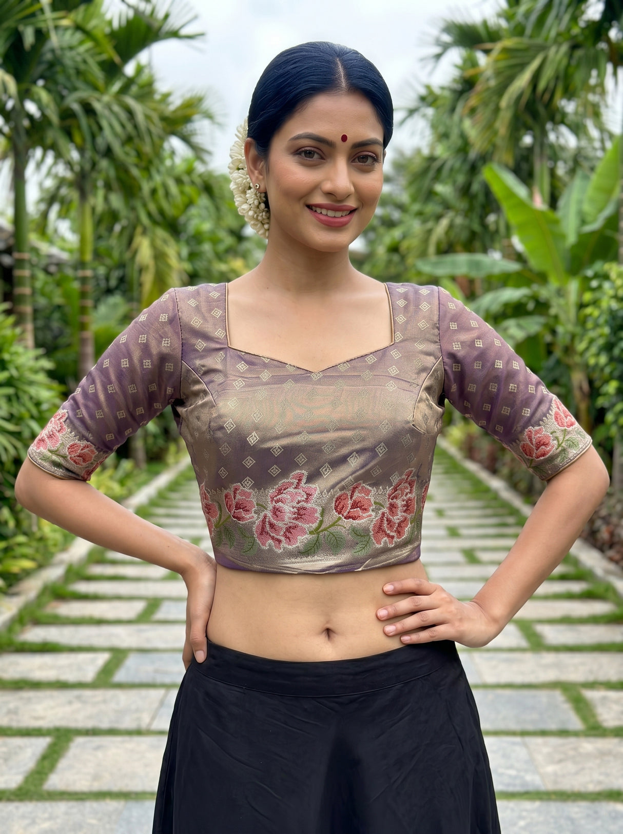 MIMOSA Saree Saree — blouse close-up
