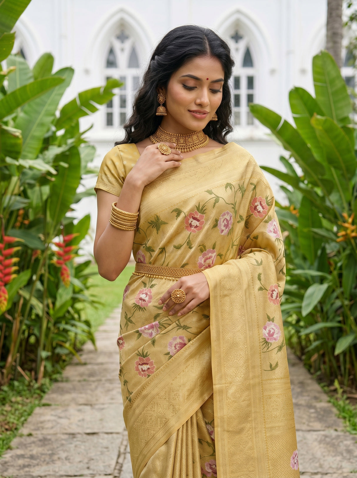 MIMOSA Saree Saree — pose 10 styling detail