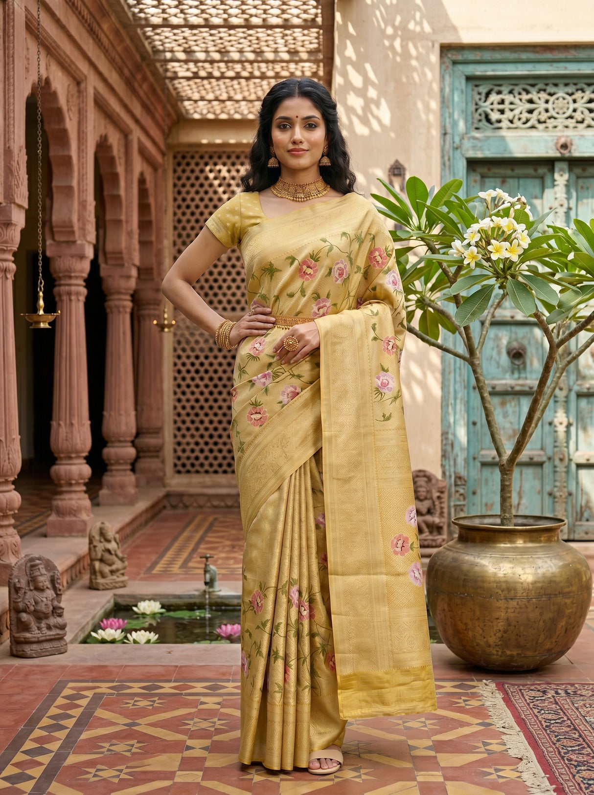 MIMOSA Saree Saree — pose 4 styling detail