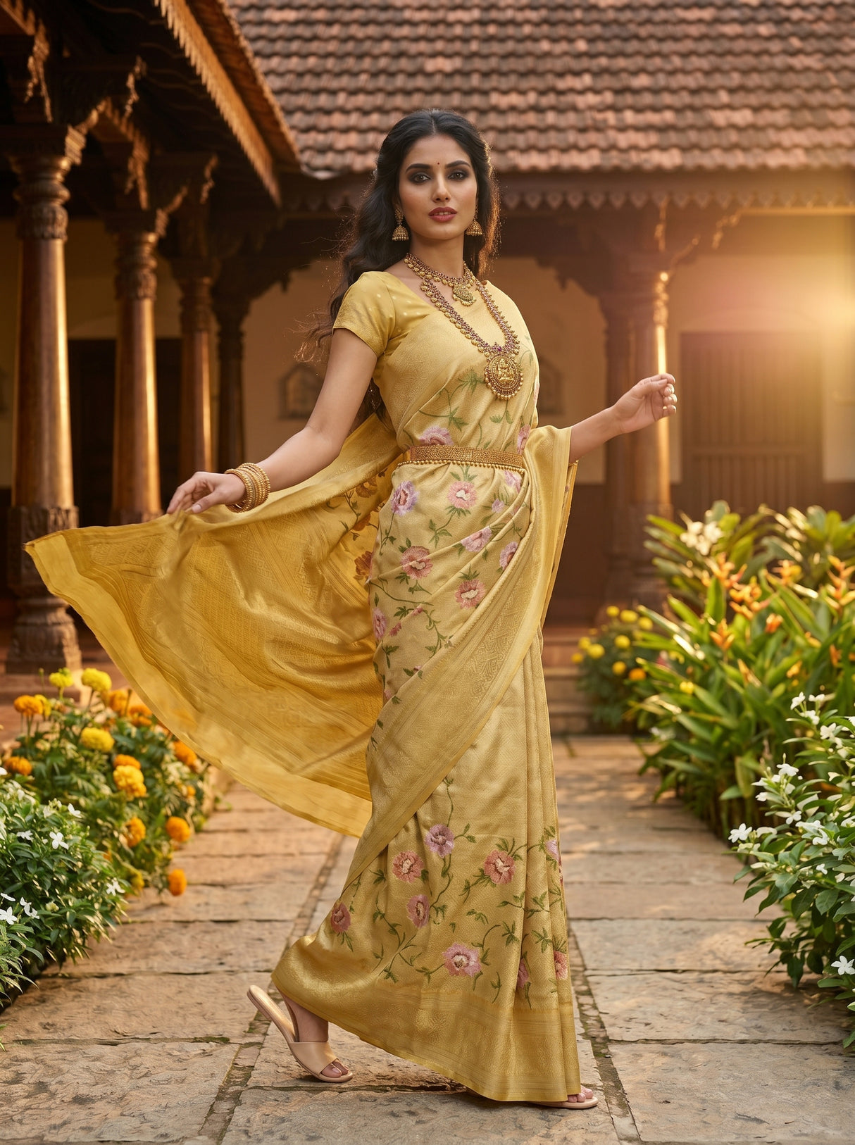 MIMOSA Saree Saree — pose 9 styling detail