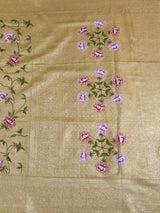MIMOSA Saree Saree — pallu and zari work detail